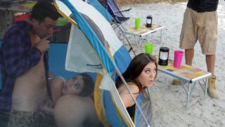 Karlee Grey And JoJo Kiss - In Tents Fucking Part 2