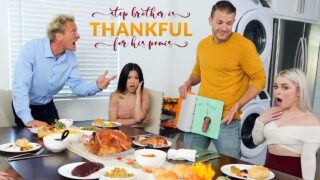 MyFamilyPies – Haley Spades And Lulu Chu – Stepbrother Is Thankful For His Penis