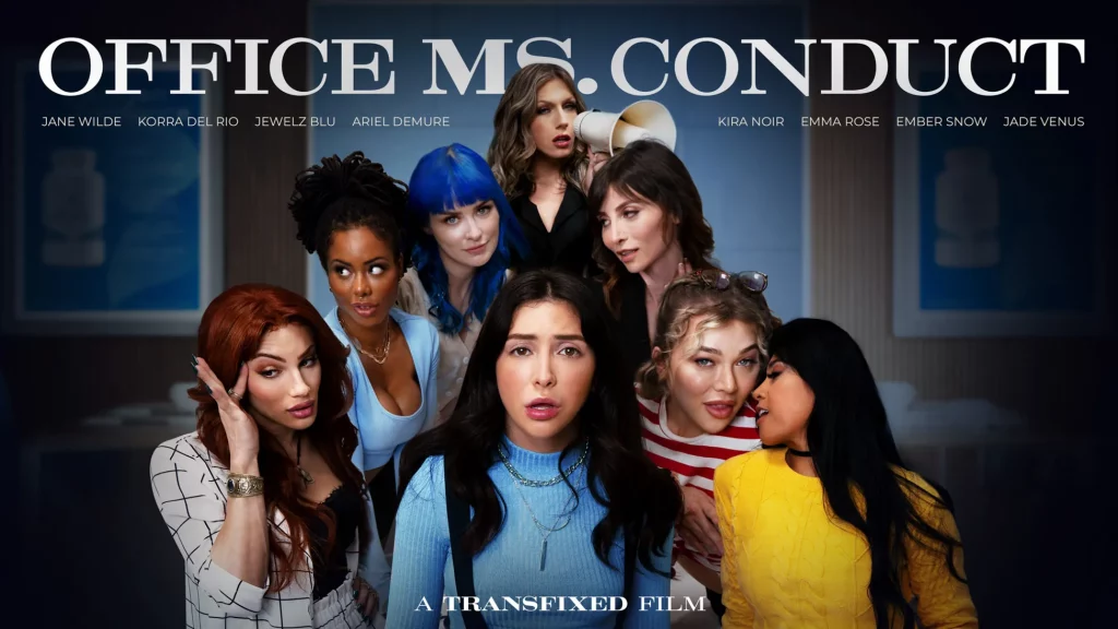 Transfixed - Jane Wilde, Ariel Demure, Emma Rose, Kira Noir & Ember Snow - Office Ms. Conduct