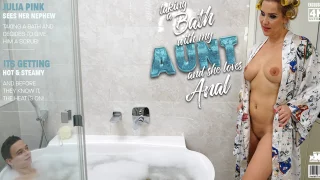 [MatureNL] Anal Craving Julia Pink Loves To Share A Bath With Her Nephew