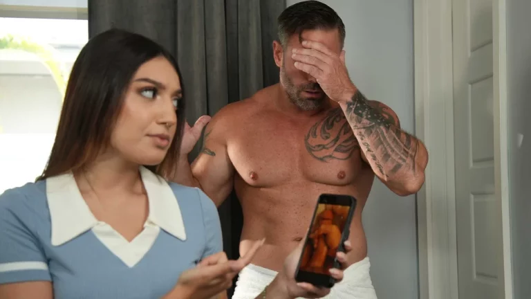 [MyDaughtersHotFriend] Sexy Co-Ed Violet Gems learns how big her friend's dad dick