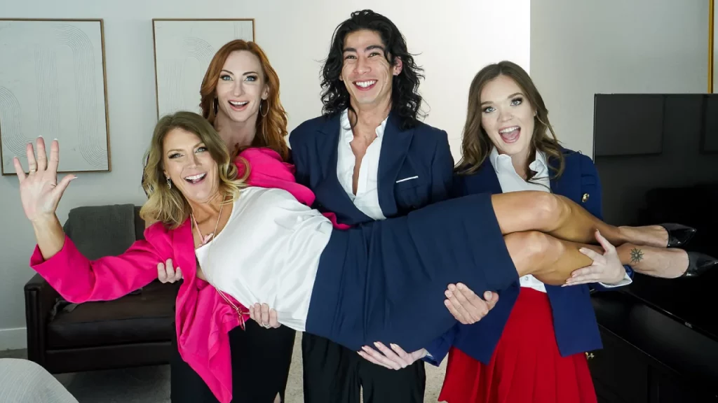 [FamilyStrokes] Katie Kush, Sophia Locke & Summer Stevens - Our Stepmom Is Fucking Someone, Let’s Listen!