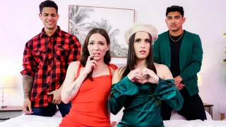 [SisSwap] Daisy Pheonix & Tess Thompson – My Girlfriend Looks So Pretty With Our Stepbros’ Cocks in Her Mouth