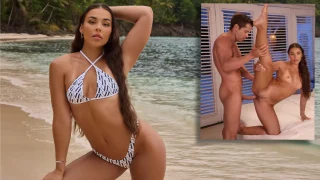 [Vixen] Milan Cheek – Bendy Baddie Does The Splits On His Dick