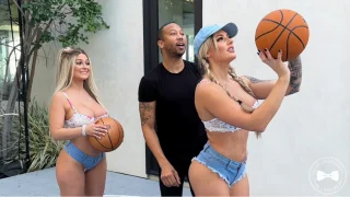 Busty Cheating Pawgs Fuck BBC Coach on Basketball Court