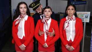 [FreeUseFantasy] Alexa Chains, Sona Bella & Serena Hill – Freeuse Airlines: The Final Stewardess Test